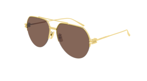 BOTTEGA VENETA BV Double Bridge Pilot SUNGLASSES