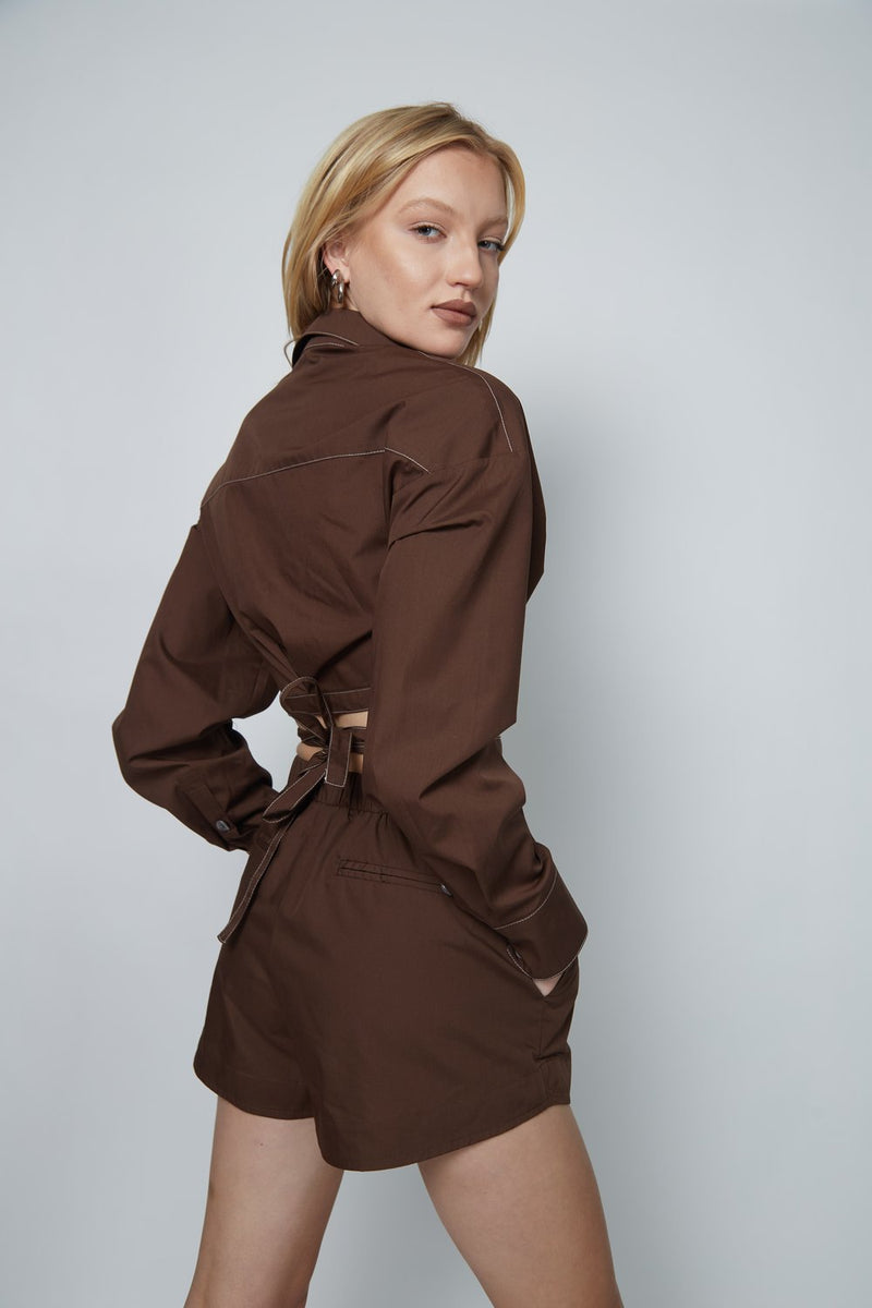 Stephanie Wrap Shirt