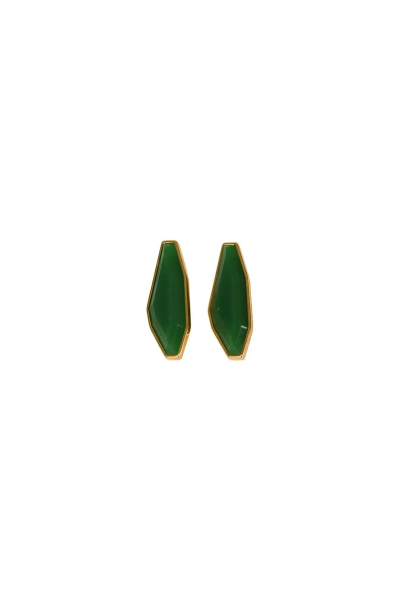 Badra Earrings Emerald