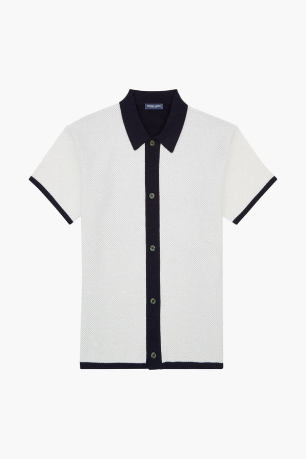 FRESCOBAL CARIOCA Barretos Cotton Knit Cardigan MEN'S TOPS