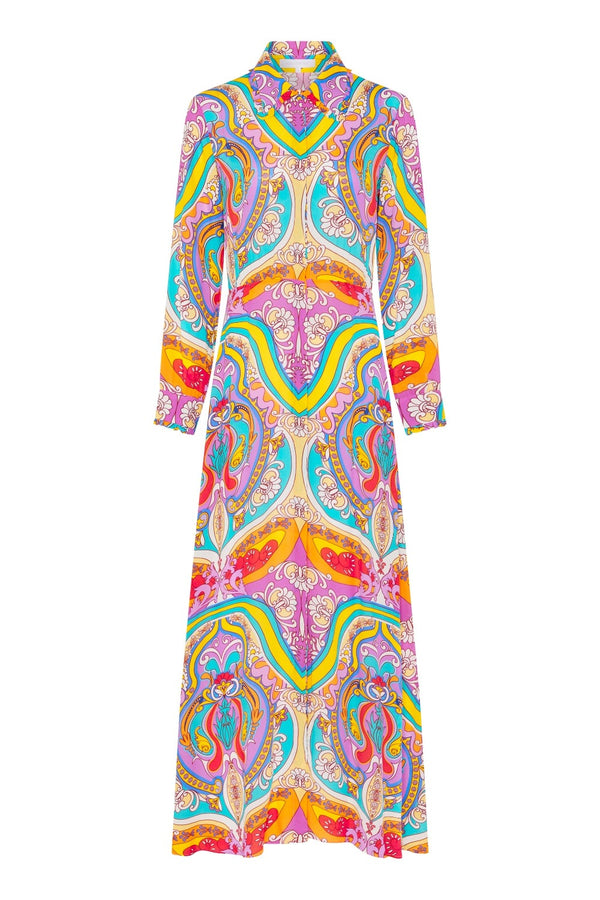 Jacqueline Crepe Shirt Dress
