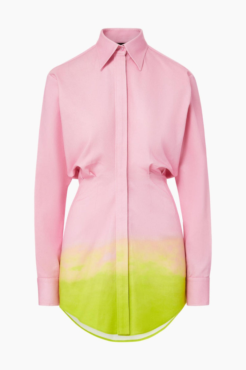 BRANDON MAXWELL Vera Shirtdress in Viscose Crepe WOMEN'S DRESSES