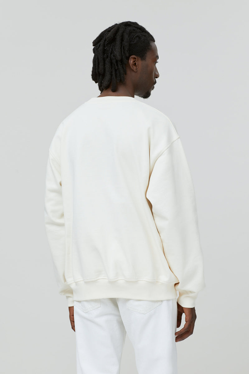 Printed Organic Cotton Crewneck