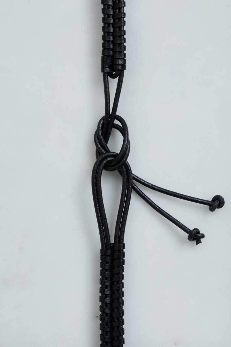 Leather Tie Belt