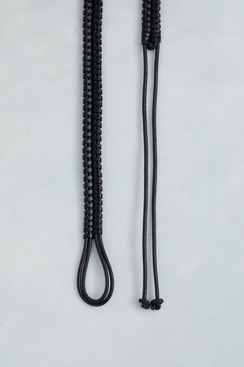 Leather Tie Belt