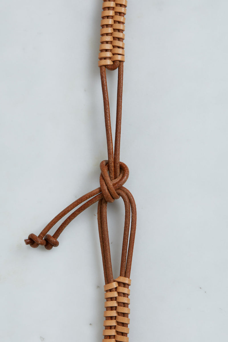 Leather Tie Belt