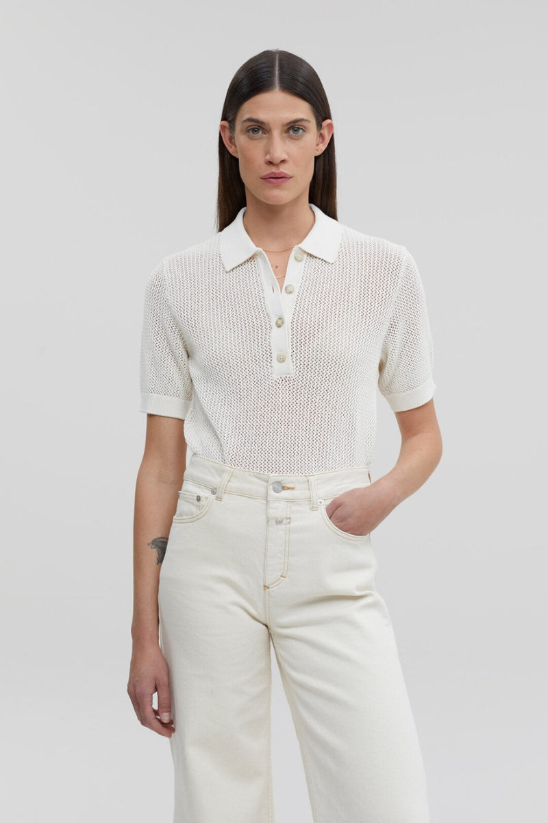 CLOSED Polo Shirt Made of Italian Yarn WOMEN'S TOPS