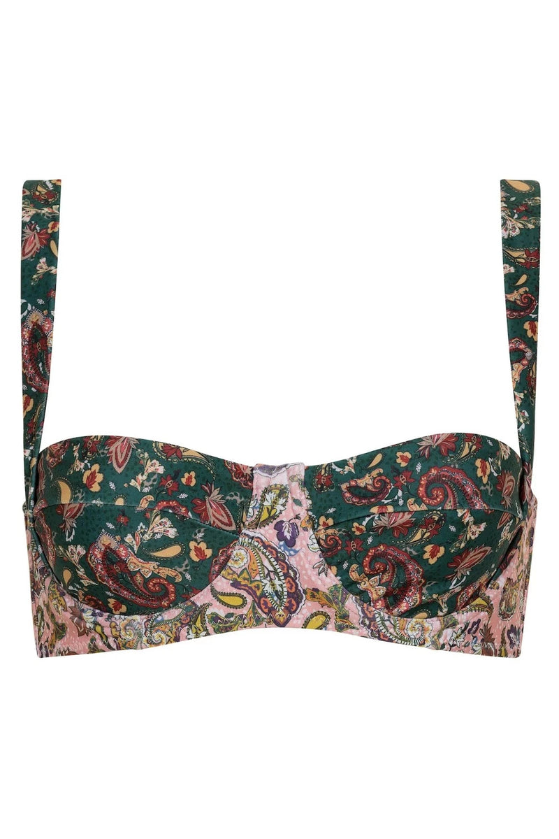 Carmel Bikini Top Paisley Multi