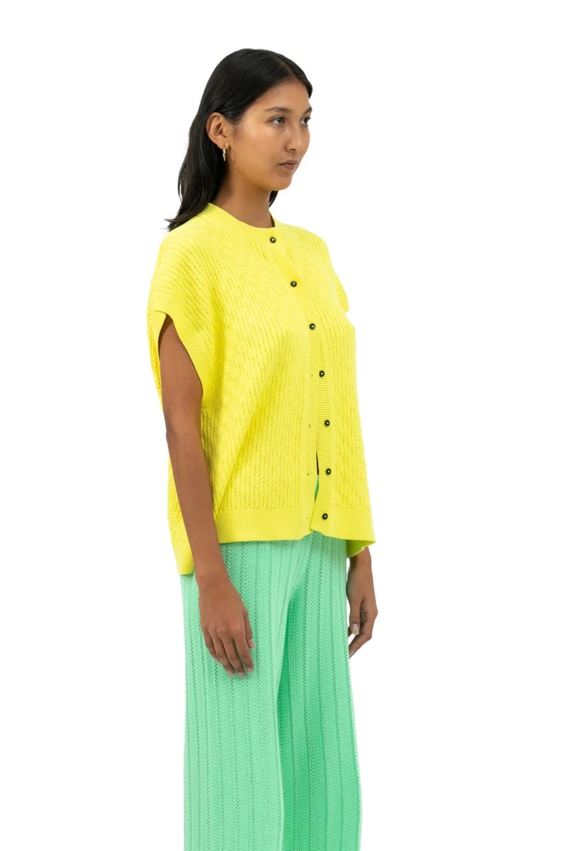 MR MITTENS Buttoned Vest WOMEN'S KNITWEAR