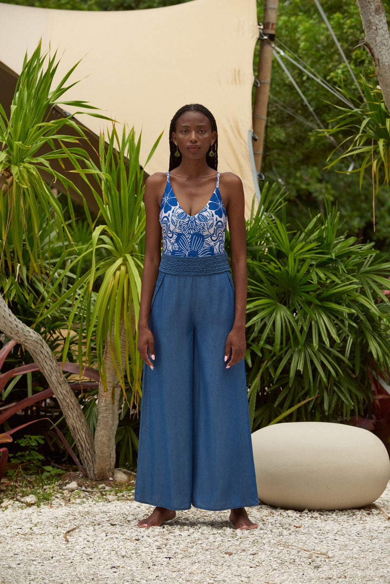 Palazzo Pants Denim