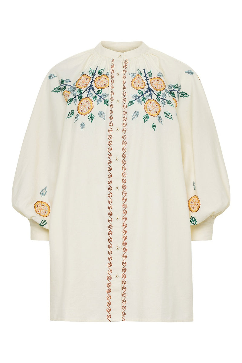 CAROLINA K Augustina Dress Gardenia WOMEN'S DRESSES