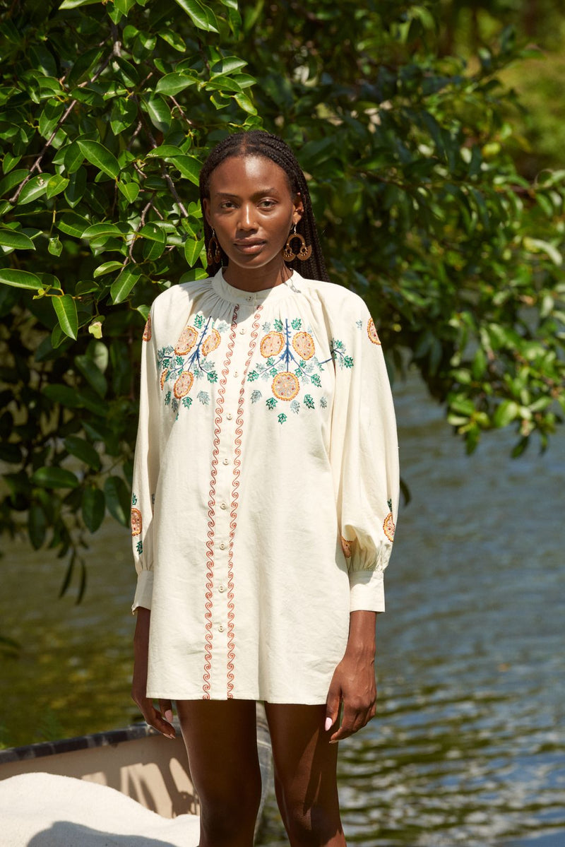 Augustina Dress Gardenia