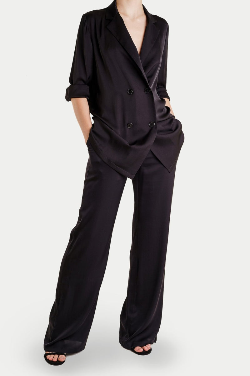 CHARLOTTA GANDOLFO Silk Suit Jacket WOMEN'S JACKETS