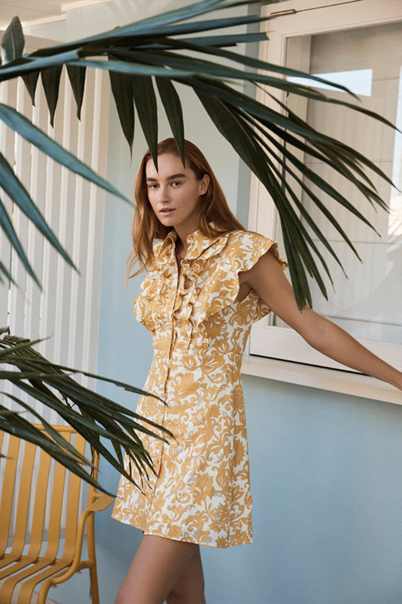 EPHEMERA Clementine Folk Florence Mini WOMEN'S DRESSES