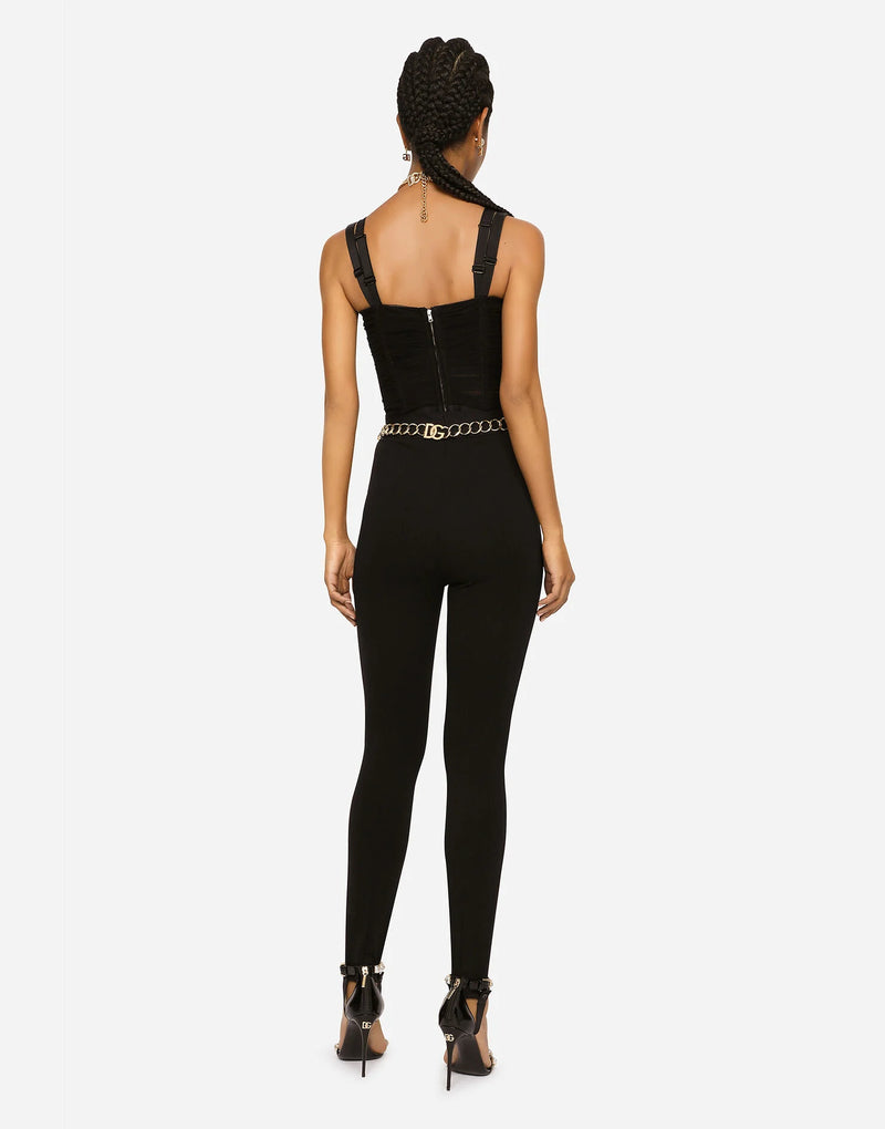 Draped Tulle Corset