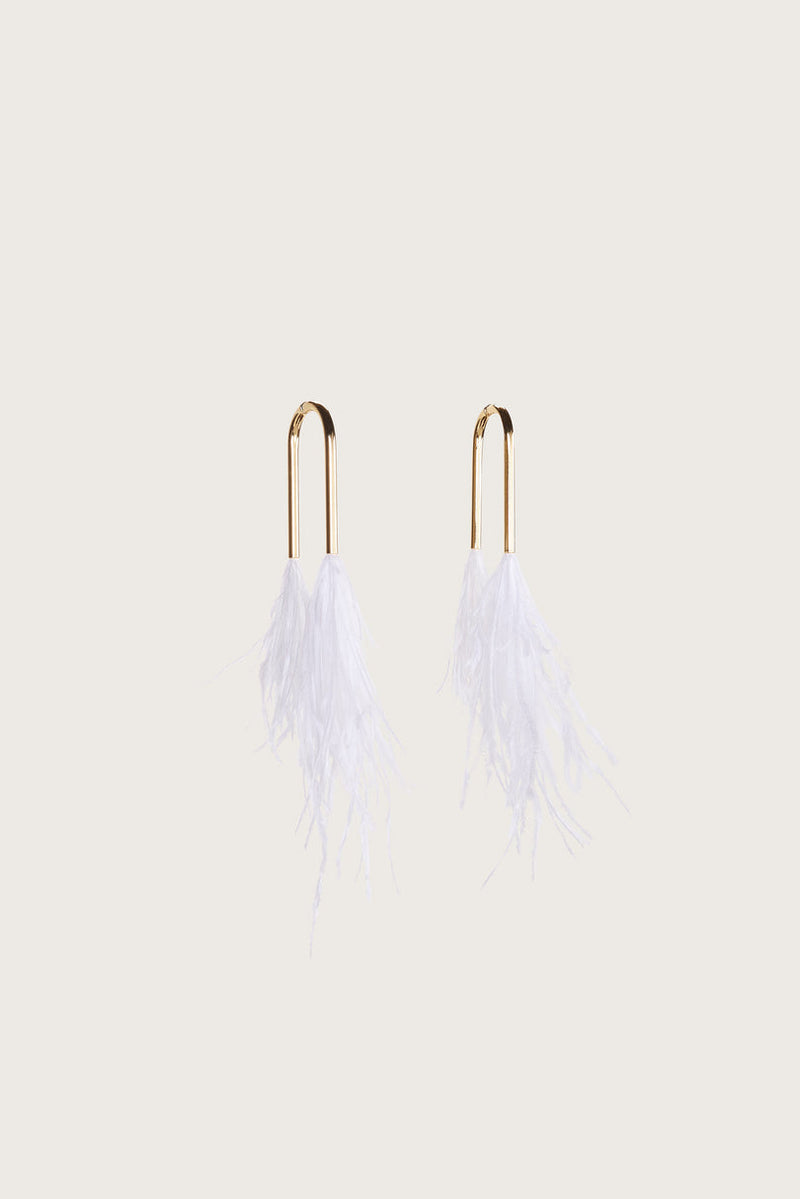 Meta Feather Earrings