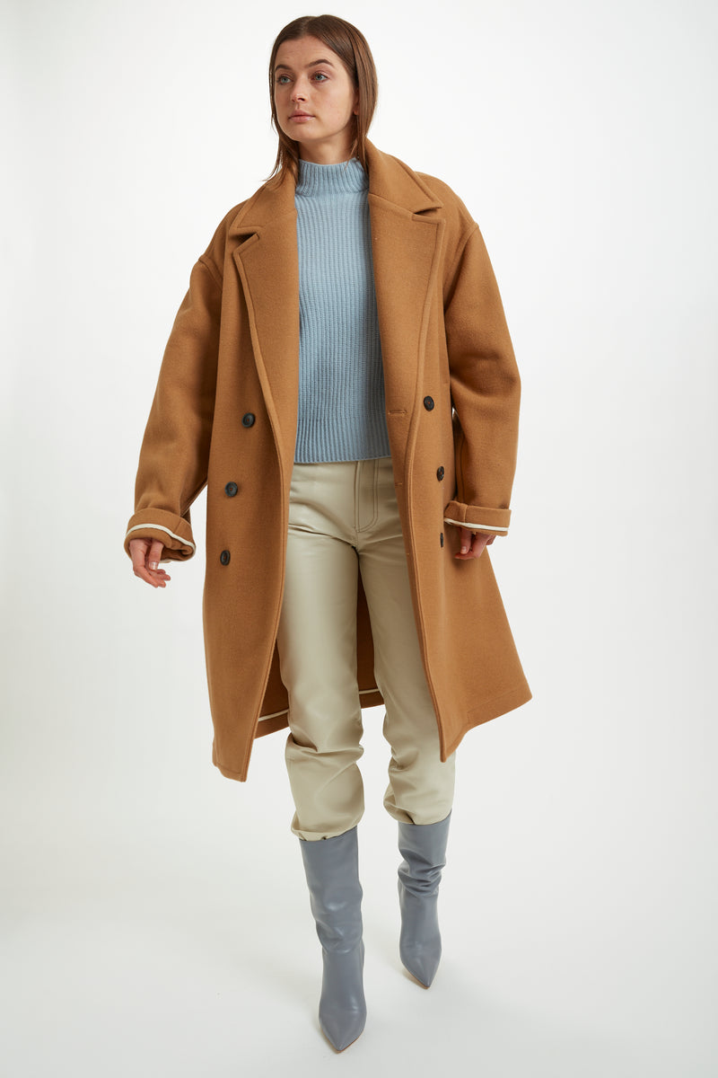 Salted Wool Max Peacoat