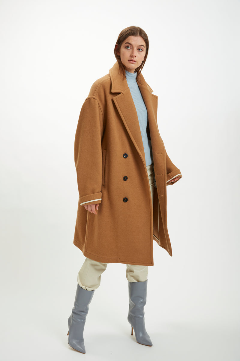 Salted Wool Max Peacoat