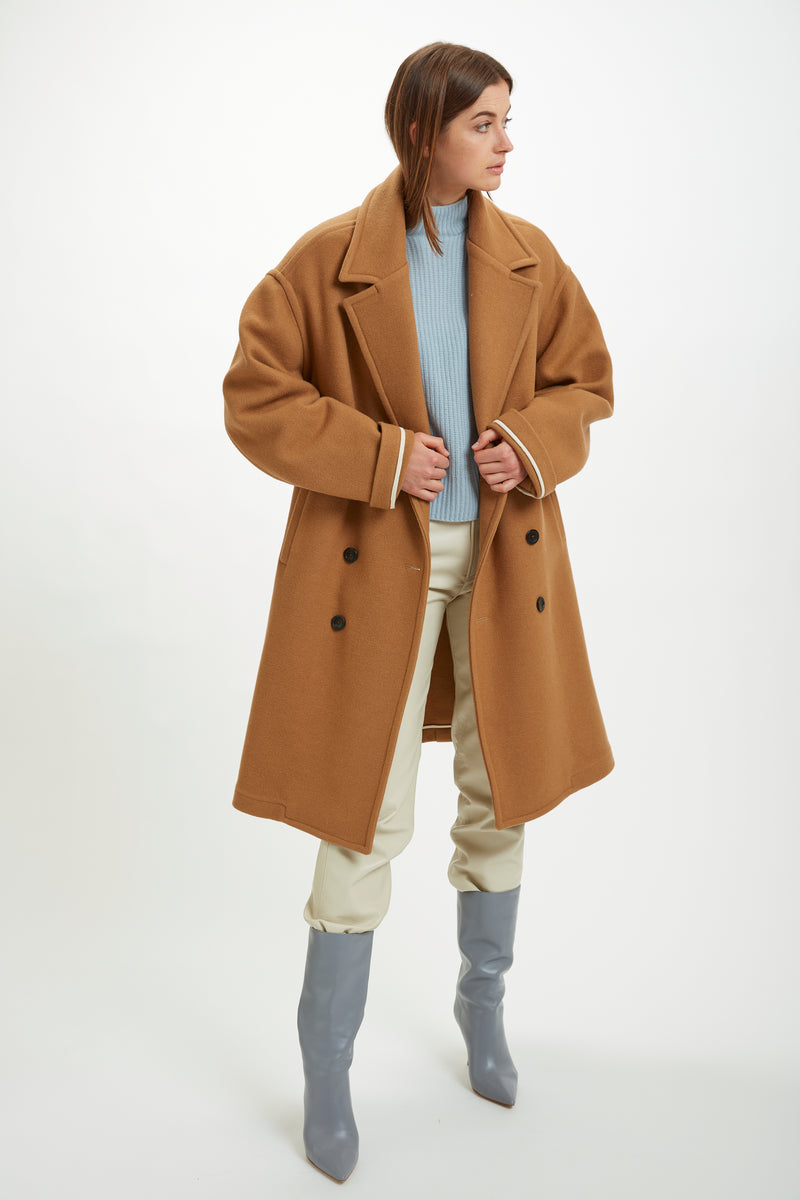 Salted Wool Max Peacoat