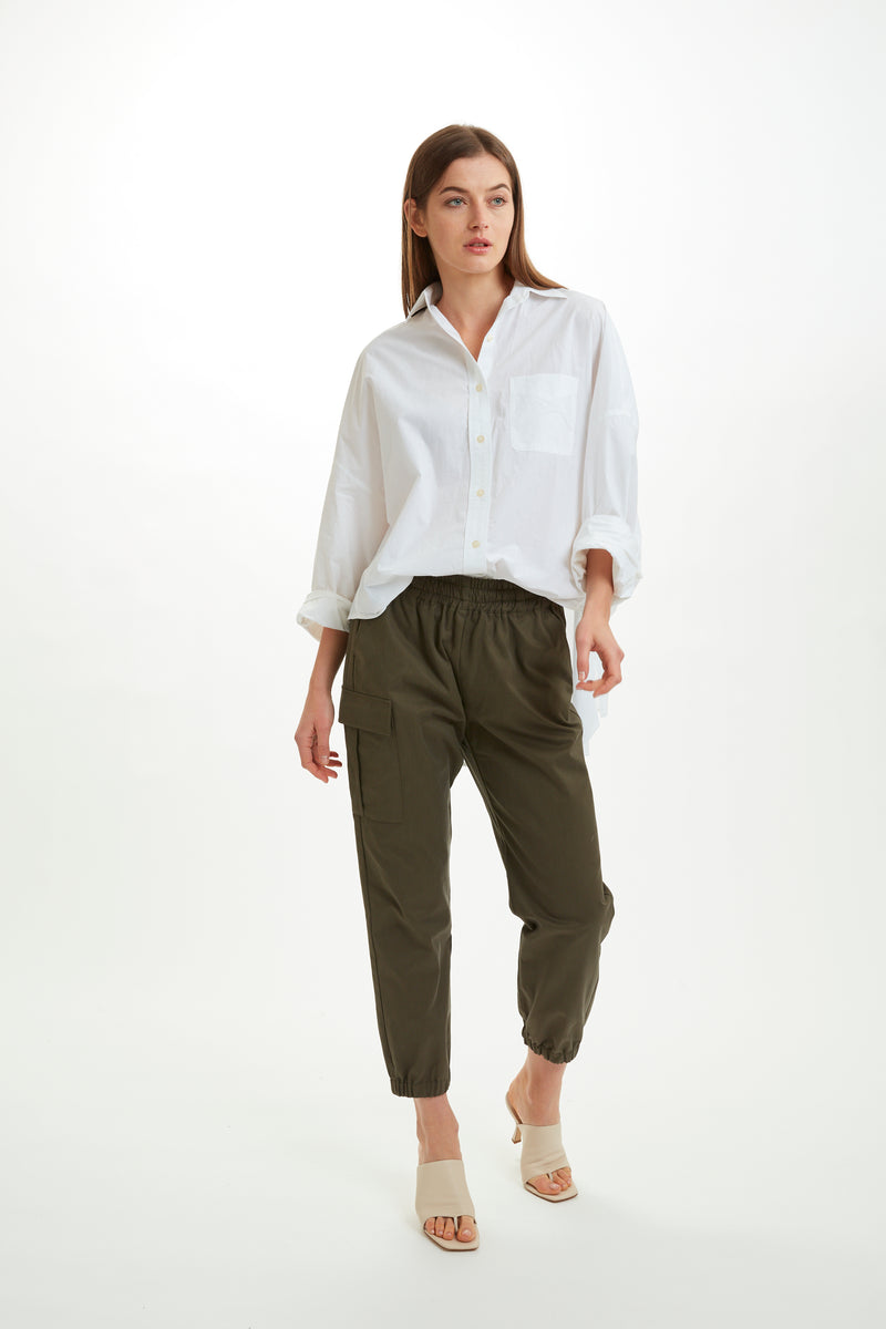KIMBERLY TAYLOR X CURIO Ashley Utility Shirt WOMEN'S TOPS