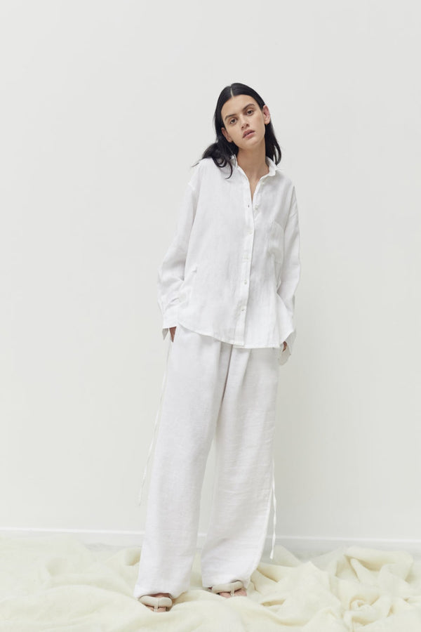 Deiji Studio The Side Tie Set White