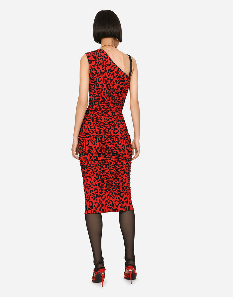 Leopard Print Jersey Dress (Final Sale)