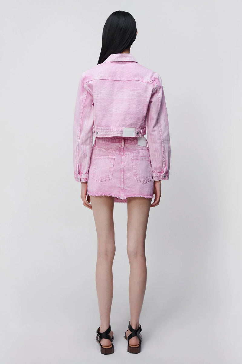 Dove Cropped Denim Jacket