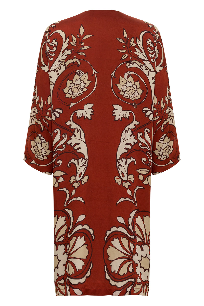 Eros Coat Scroll Red