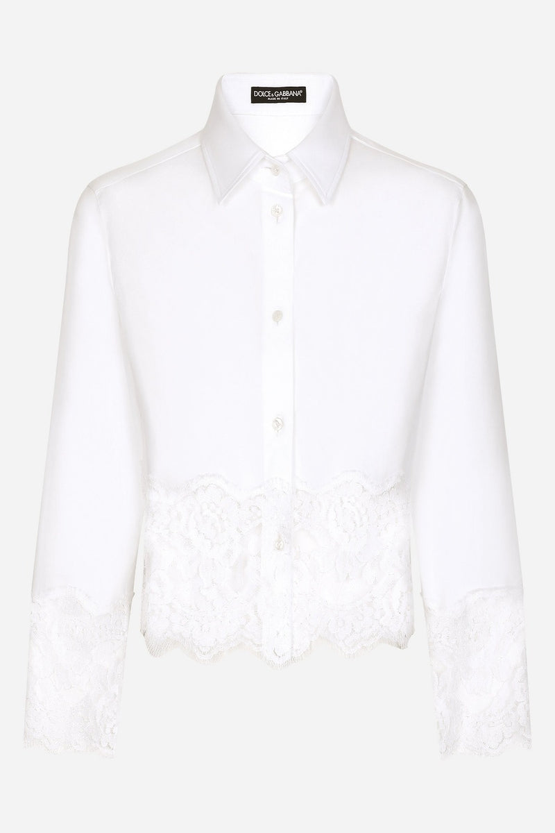 Lace Trim Blouse