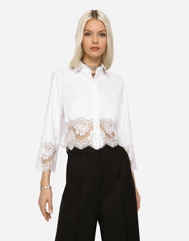 Lace Trim Blouse