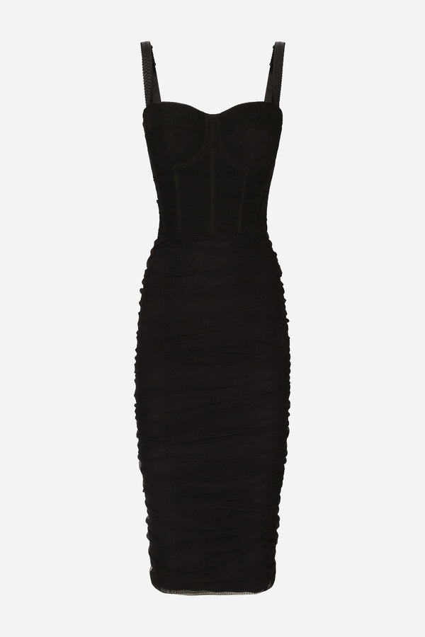 Tulle Midi Dress DOLCE & GABBANA WOMEN'S MIDI DRESSES CURIO FAENA MIAMI