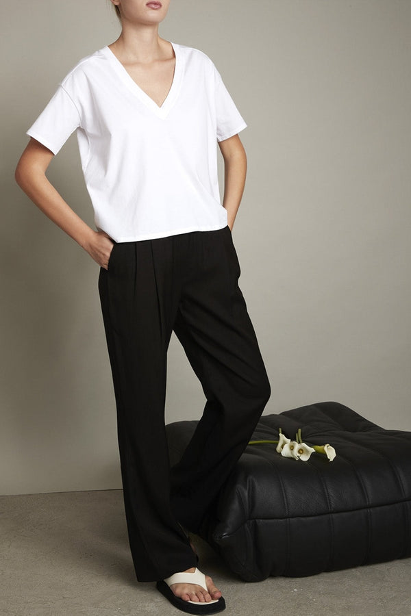 LOULOU STUDIO FAAA V-Neck T-shirt WOMEN'S TEES