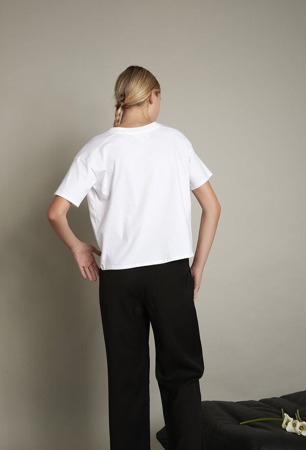 FAAA LDS V-Neck T-Shirt White