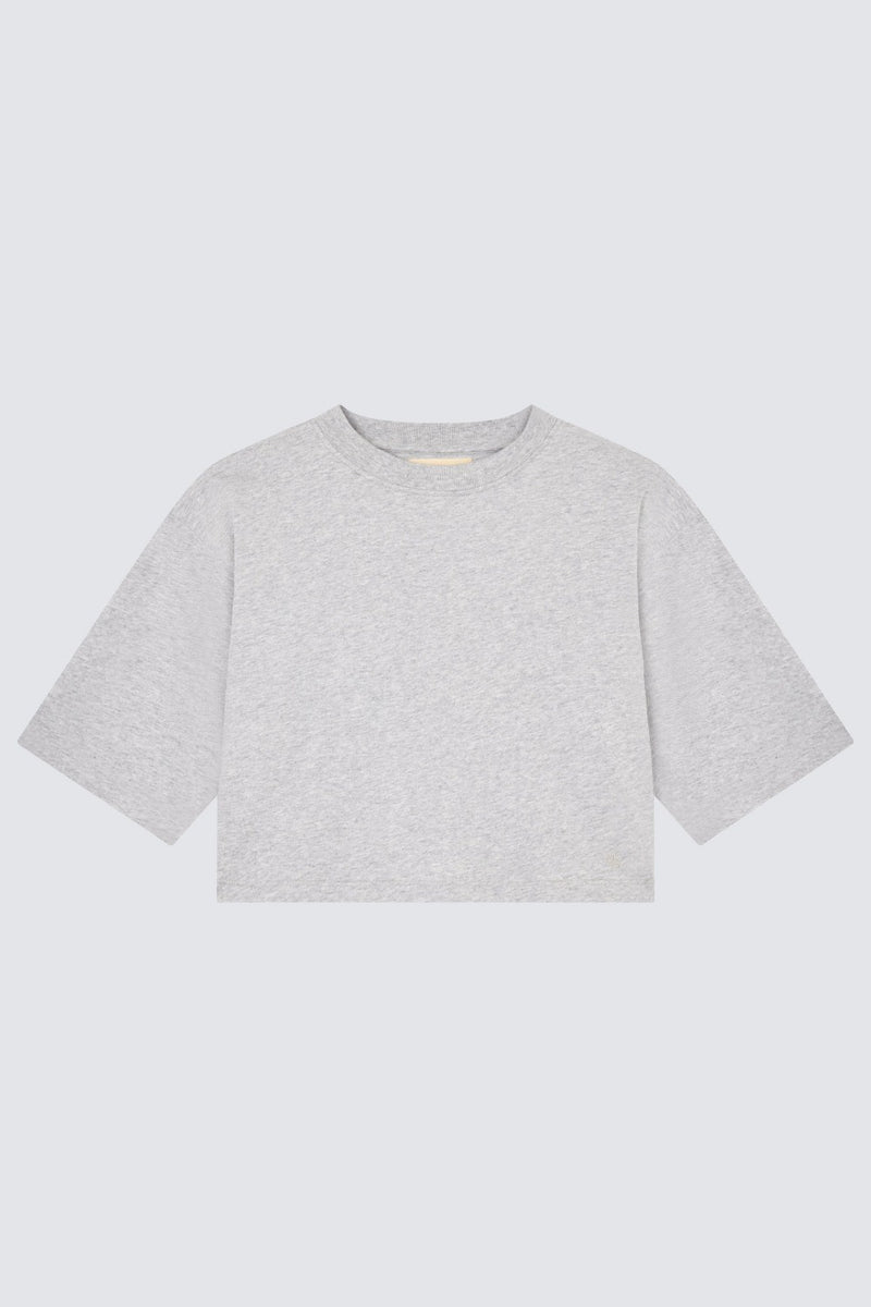 LOULOU STUDIO Gupo Cropped T-Shirt WOMEN'S TEES