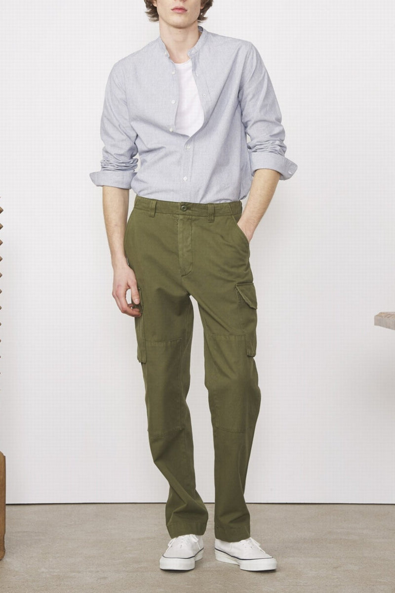 OFFICINE GENERALE Gaston Irregular Stripe Shirt MEN'S TOPS