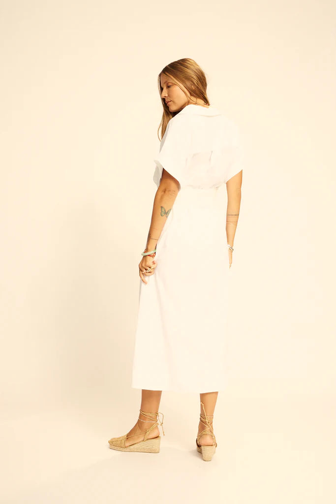Harper Maxi white Flat Cotton
