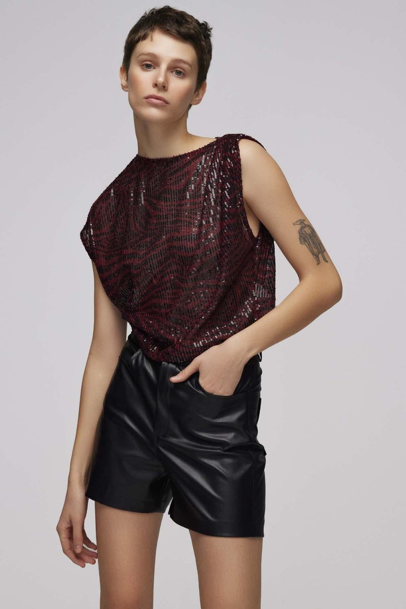 IN THE MOOD FOR LOVE Rachel Pop Shorts WOMEN'S SHORTS