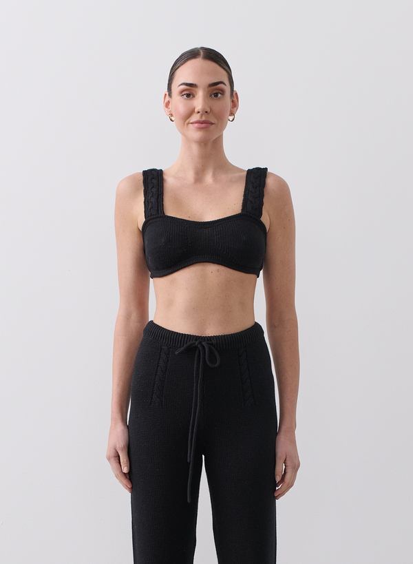 Brooklyn Cashmere Knit Bralette