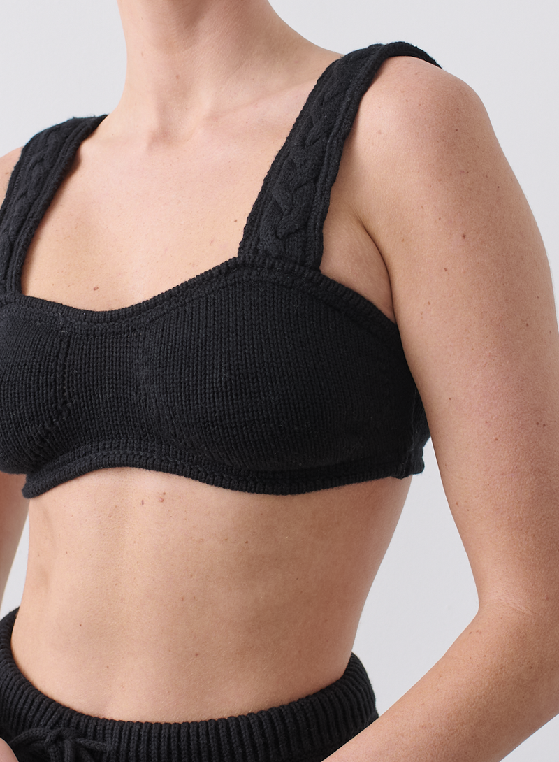 Brooklyn Cashmere Knit Bralette