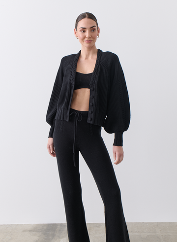 Brooklyn Cotton Cashmere Knit Cardigan