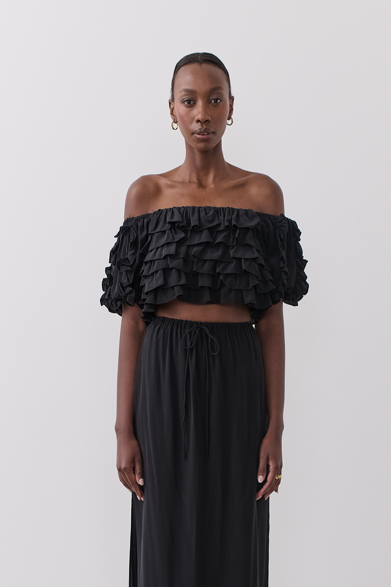 JOSLIN Bella Silk Bodice Top WOMEN'S TOPS