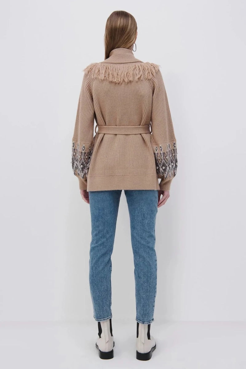 Jaiden Fair Isle Shawl Cardigan