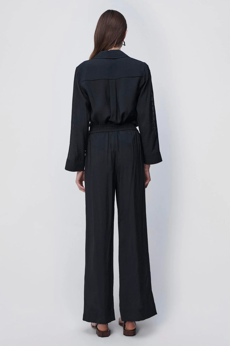 Khalida Beaded Cover Up Front Slit Pants with Beads