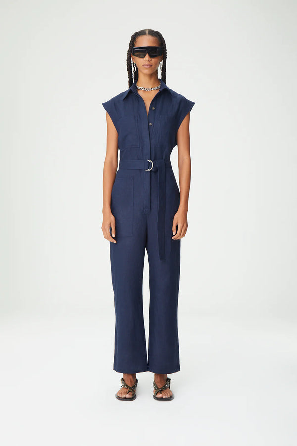 MARIA CHER Puelches Kiana Sleeveless Jumpsuit WOMEN'S JUMPSUITS Faena, Curio, Miami, Summer Collection