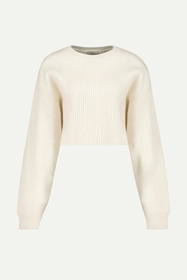 LE KASHA Yucutan Oversized Cropped Sweater WOMEN'S KNITWEAR