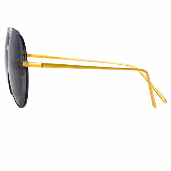 LINDA FARROW Pine Aviator Sunglasses SUNGLASSES