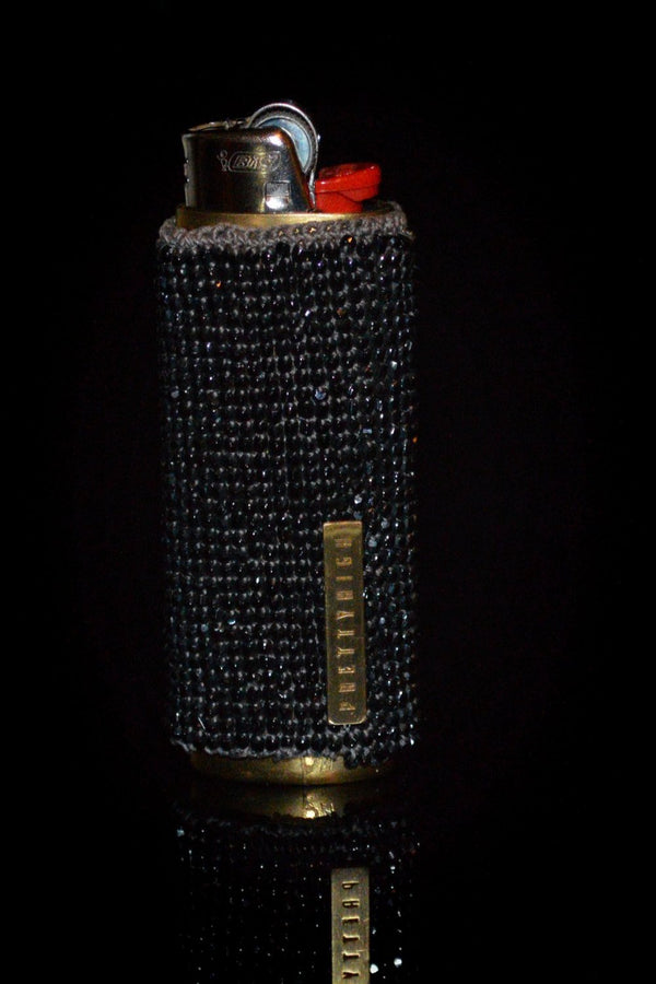 PRETTYHIGH Light-It-Up Brass Lighter Case - Blacklight ACCESSORIES