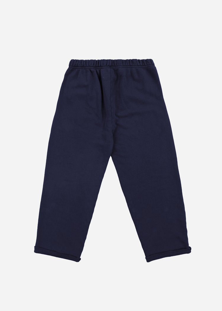 Snap Front Vintage Texture Fleece Pant