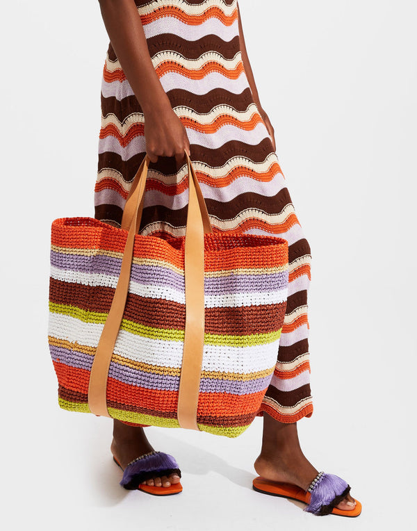Raffia Tote Bag