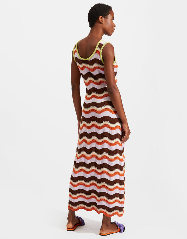 Wavy Knit Dress